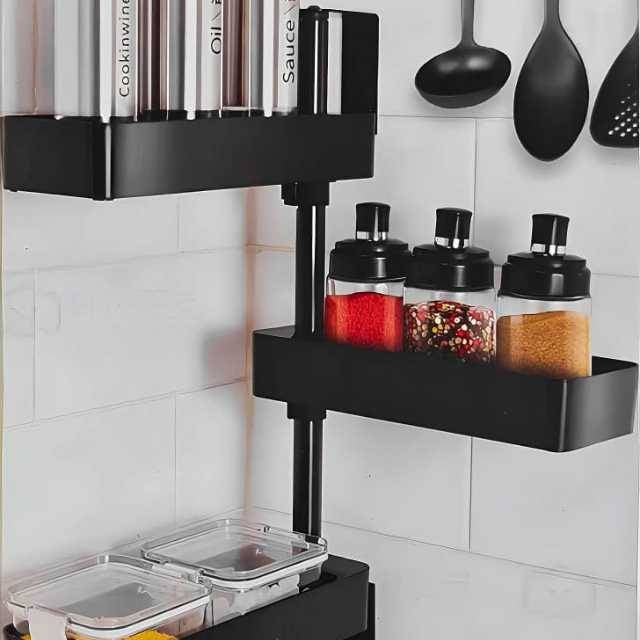 3-Tier Rotating Kitchen Rack