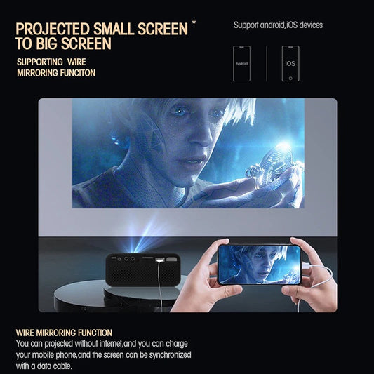 2024 New Home Cinema Mini Projector Yt500