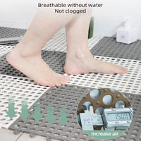 Bathroom Mat – Non-Slip Interlocking Drainage Tile