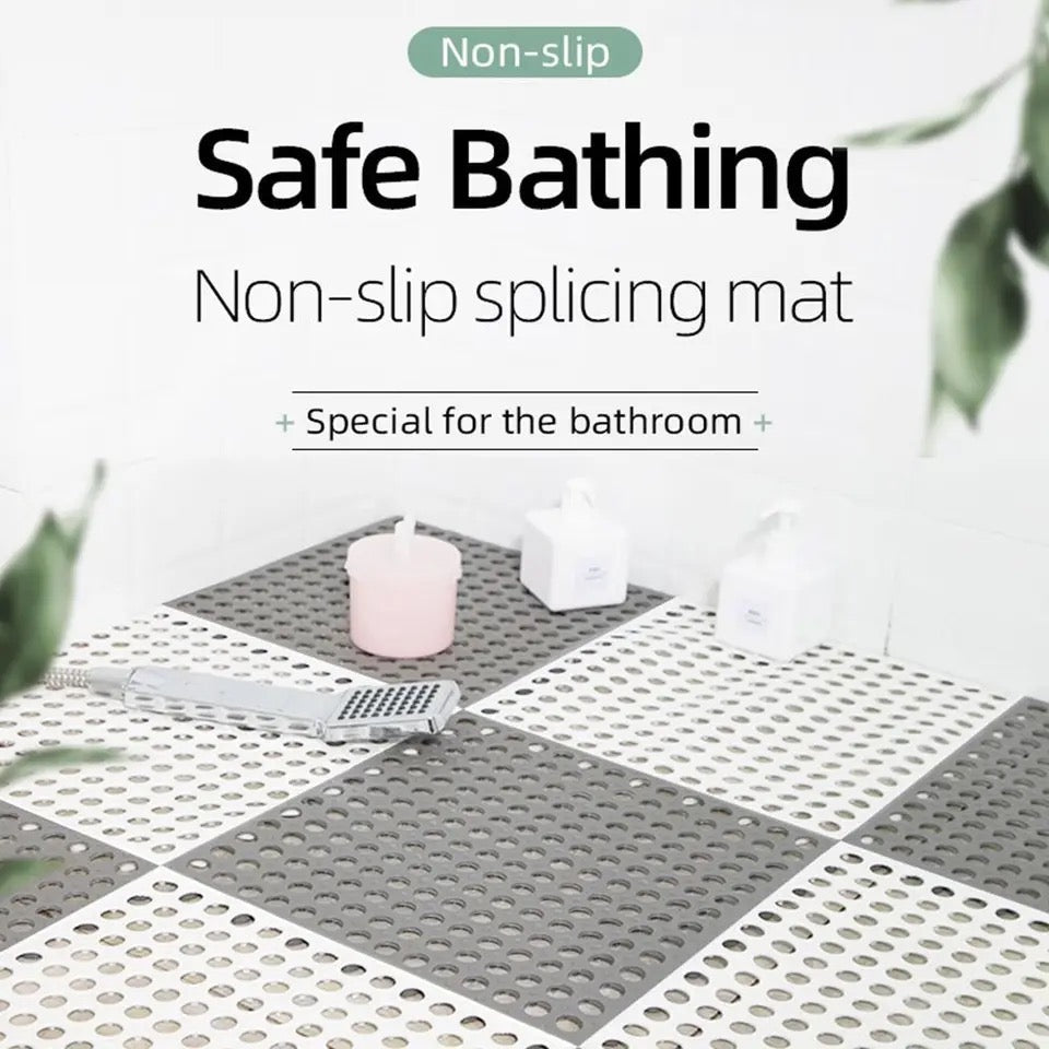 Bathroom Mat – Non-Slip Interlocking Drainage Tile