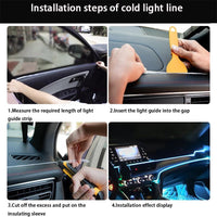 3 Meter Car Interior Led Strip Optic Fiber