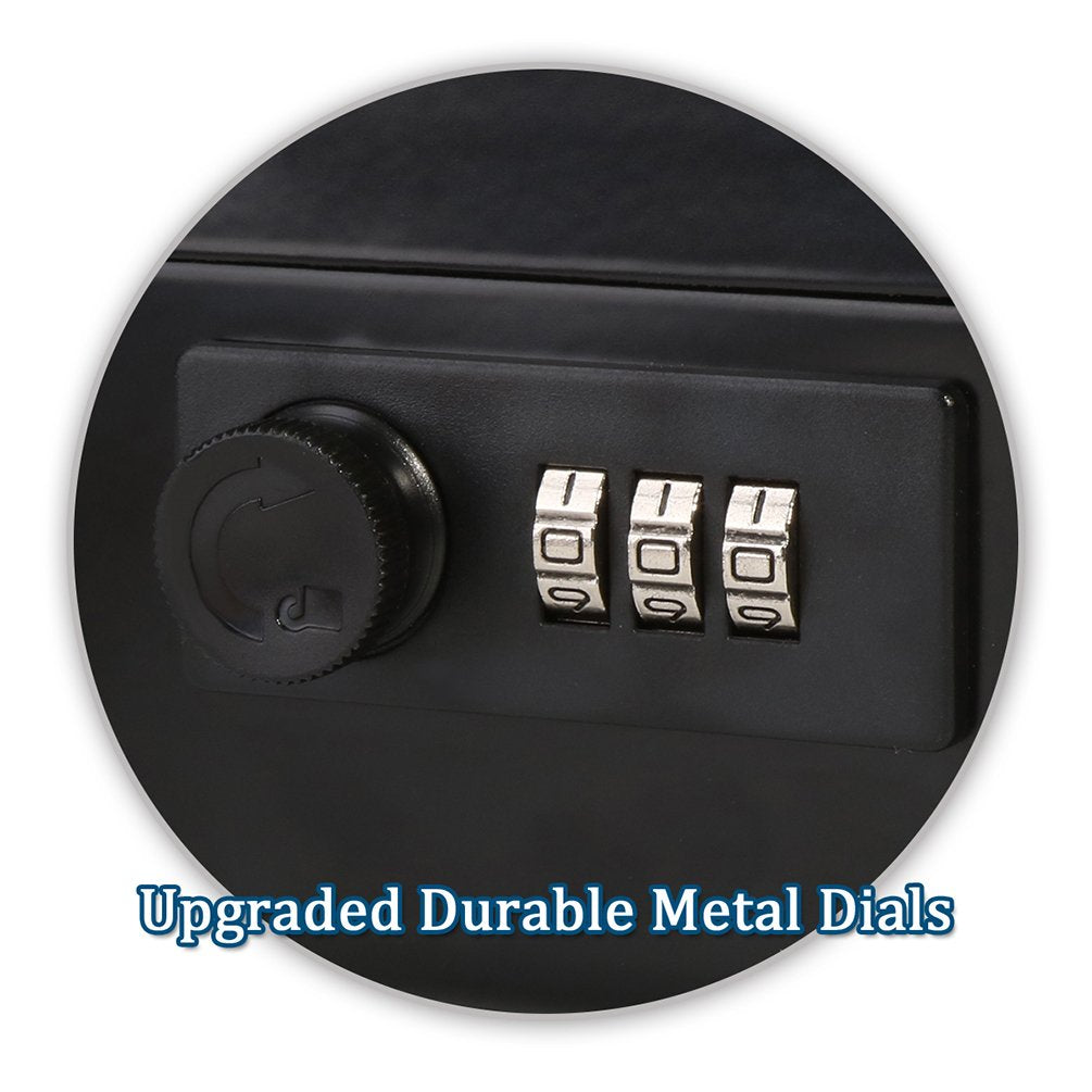Large Metal Cash Safe Box