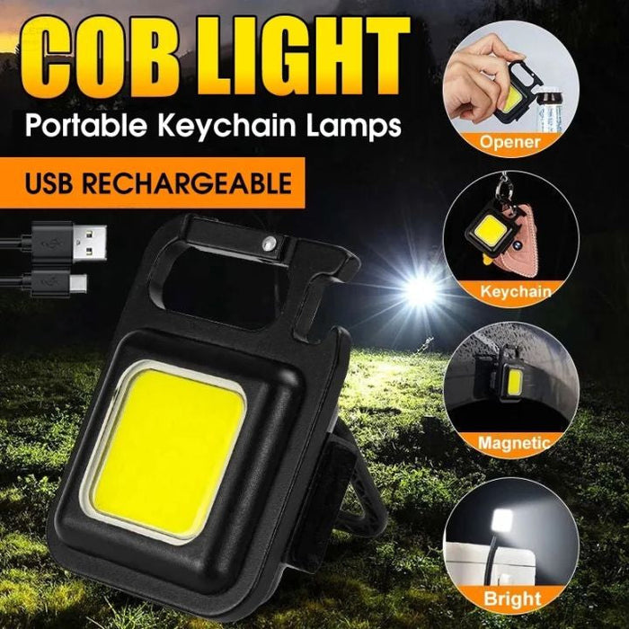 Mini USB Keychain Flashlight