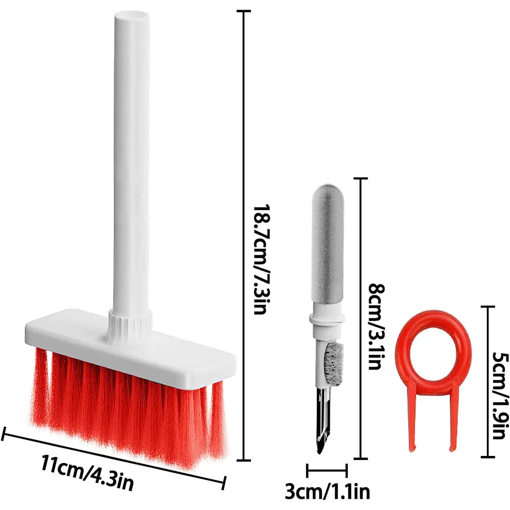 Earphone & Keyboard Cleaner Brush 5-in-1