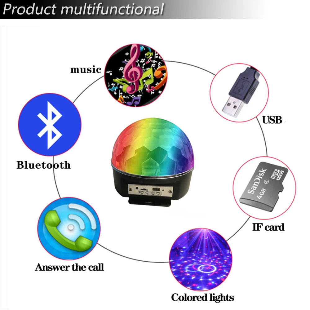 Bluetooth Disco Ball Light