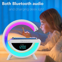 15W Lamp Speaker & Wireless Charger 1500mAh Rechargeable BT3401