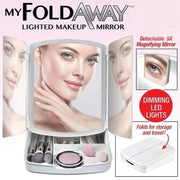 Fold-Away Vanity Mirror
