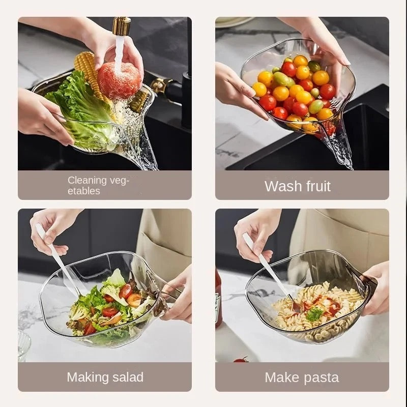 Vegetable Washing & Drain Basket