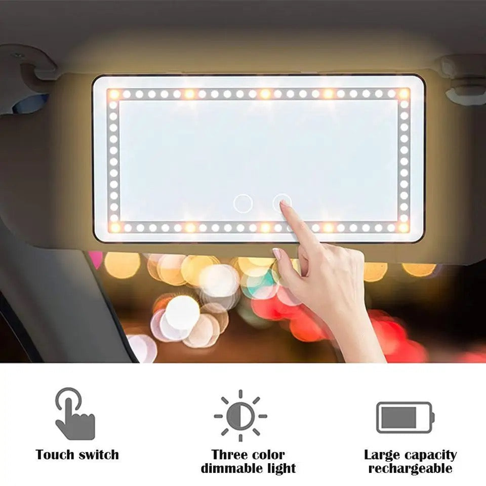 Car Mirror Vanity LED 3 Color