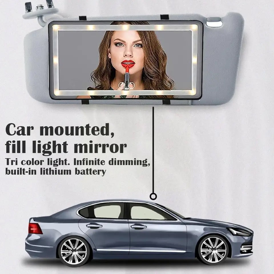 Car Mirror Vanity LED 3 Color
