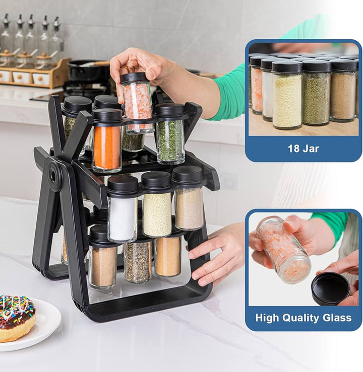 18-Jar Rotating Spice Rack