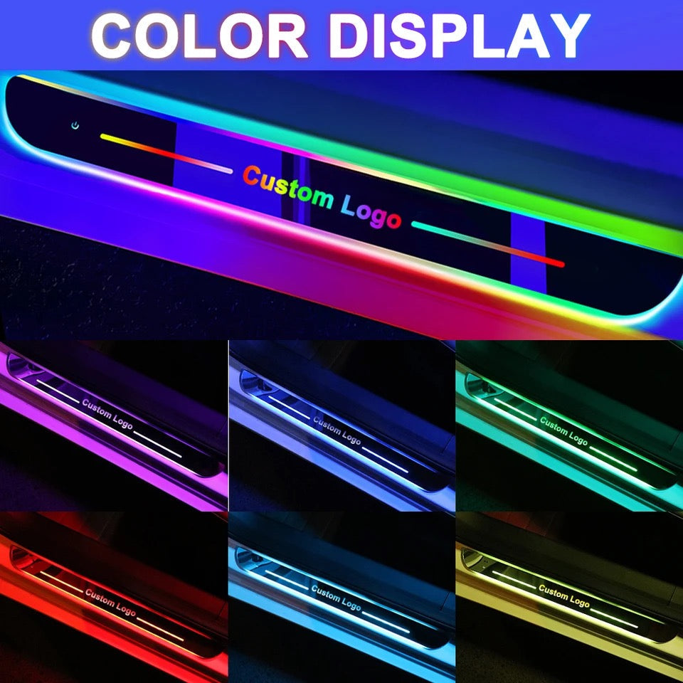 4-Piece LED Door Logo Lights