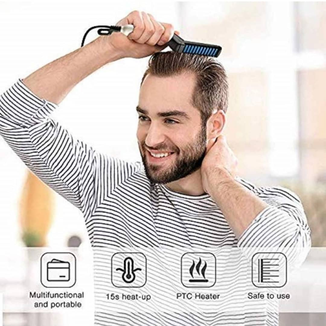 10W Electric Beard & Hair Straightener