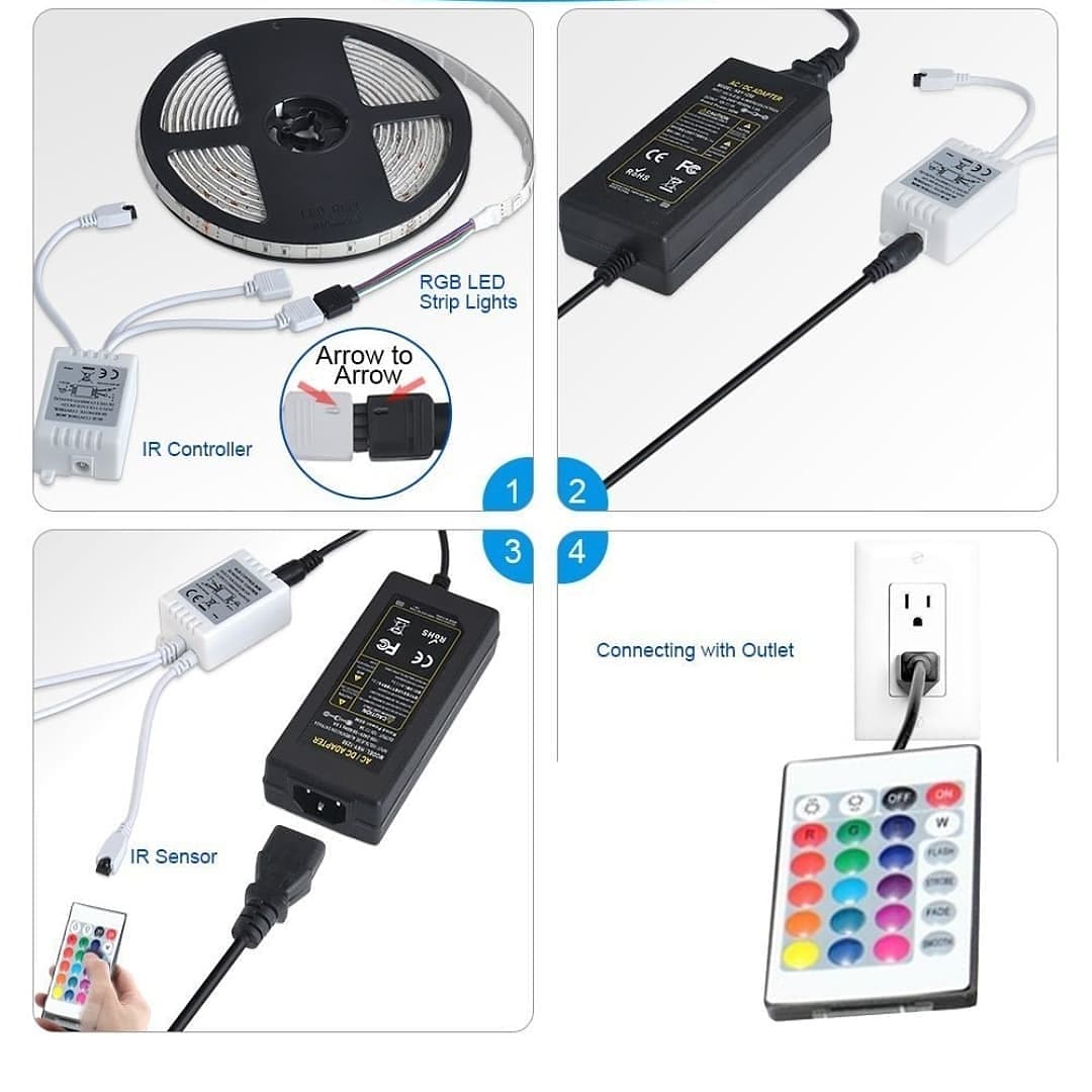 5m RGB LED Strip Light
