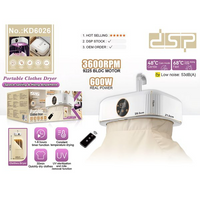 DSP Portable Clothes Dryer – 600W, Foldable, UV Sterilization KD6026