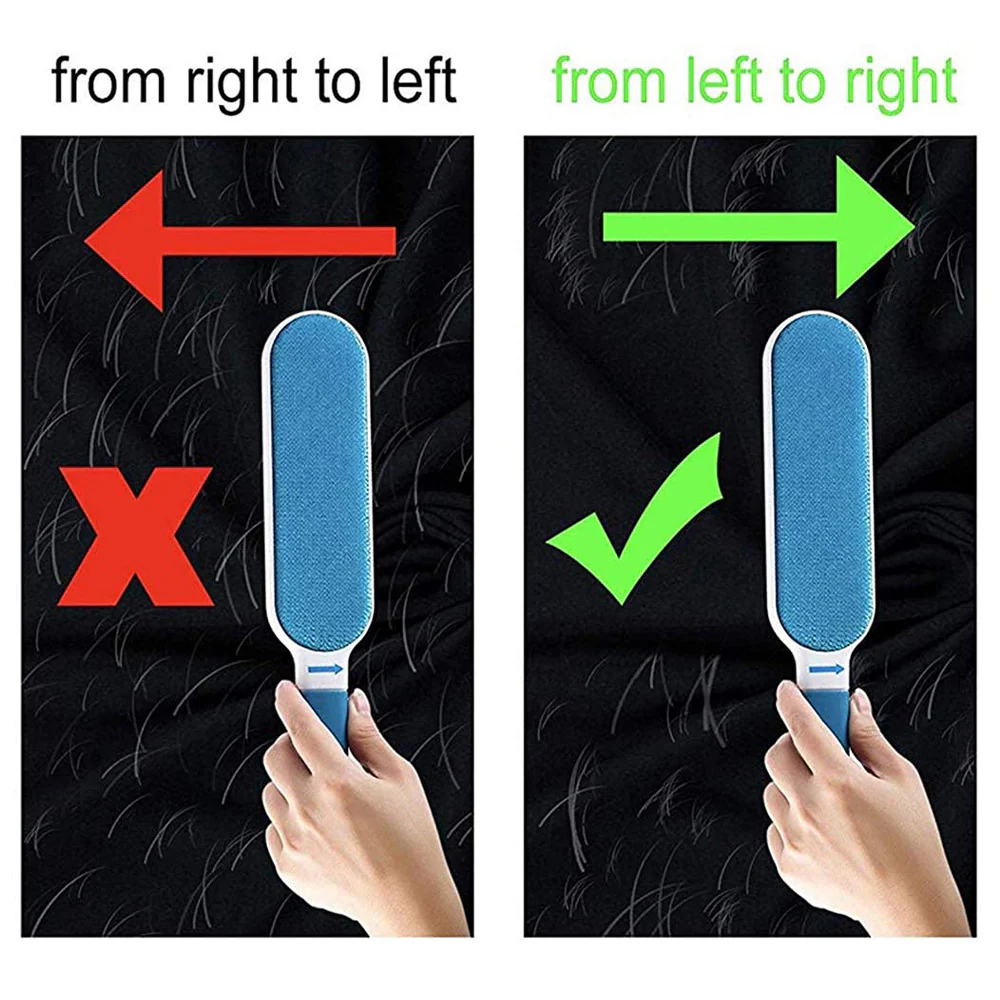 Double-Sided Pet Hair Remover Brush