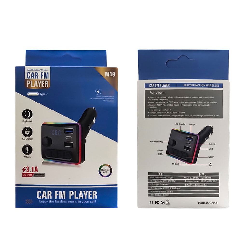 Bluetooth 5.0 Car FM Transmitter
