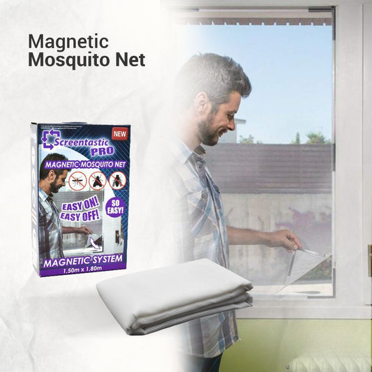 Magnetic Mosquito Net for Window With Insect Protection