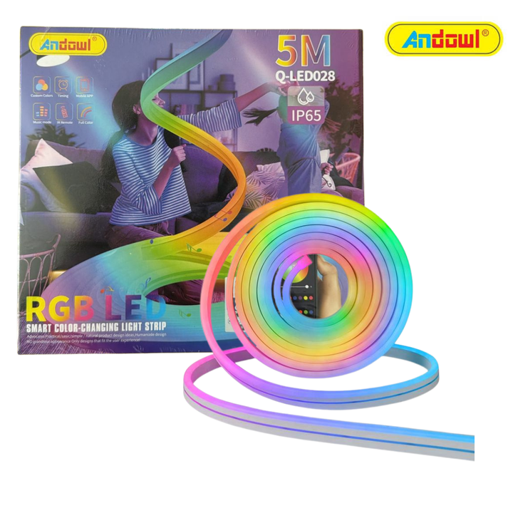 ANDOWL 5m RGB Neon Rope Light