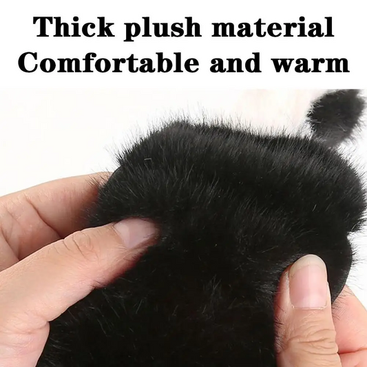 Plush Steering Wheel Cover