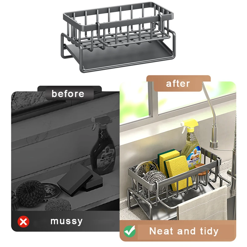 Kitchen Drain Rack Organizer
