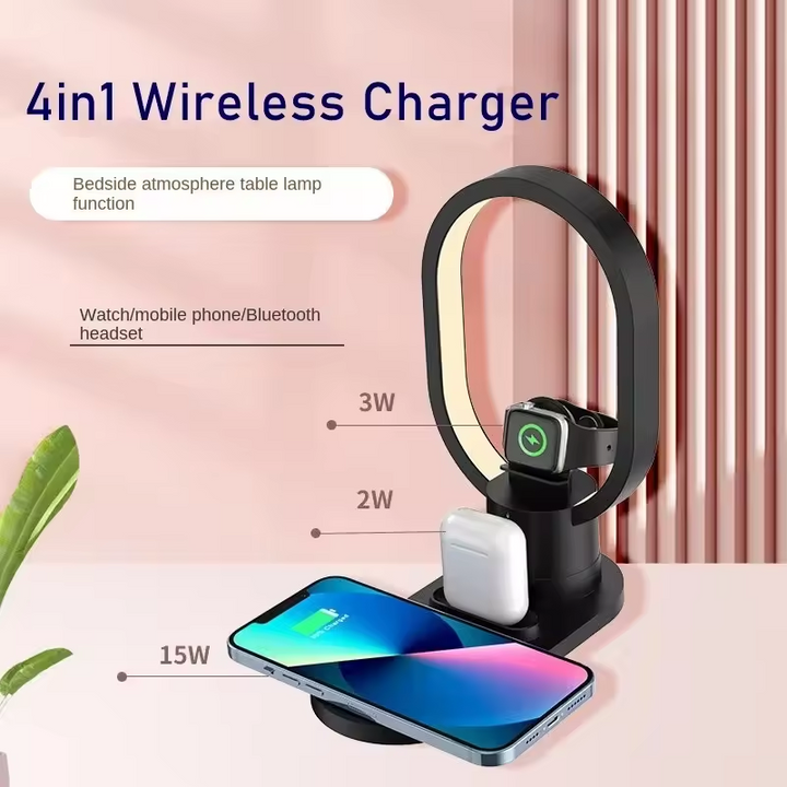 4-in-1 Night Light Wireless Charger