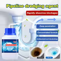 Powerful Drain Cleaner Powder – Sink & Toilet Unblocker, Pipe Dredging Agent, Odor Eliminator for Kitchen & Bathroom