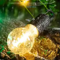 Portable Camping Lamp 600mAh LED with Hanging Portable Lighting Type C Charging Waterproof
