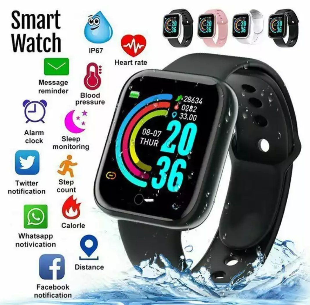 D20 Bluetooth Smart Watch & Fitness Tracker