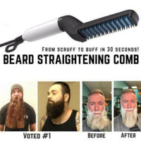 10W Electric Beard Hair Straightener With Ceramic Heating Plate