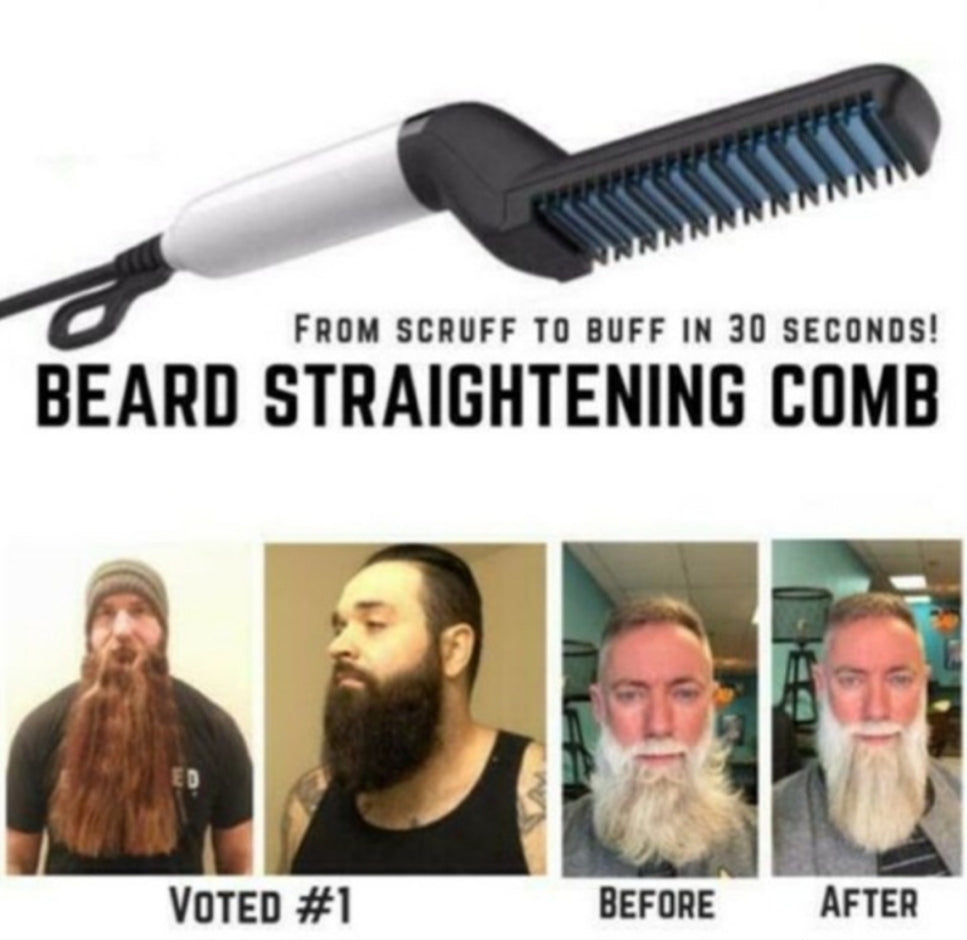 10W Electric Beard & Hair Straightener