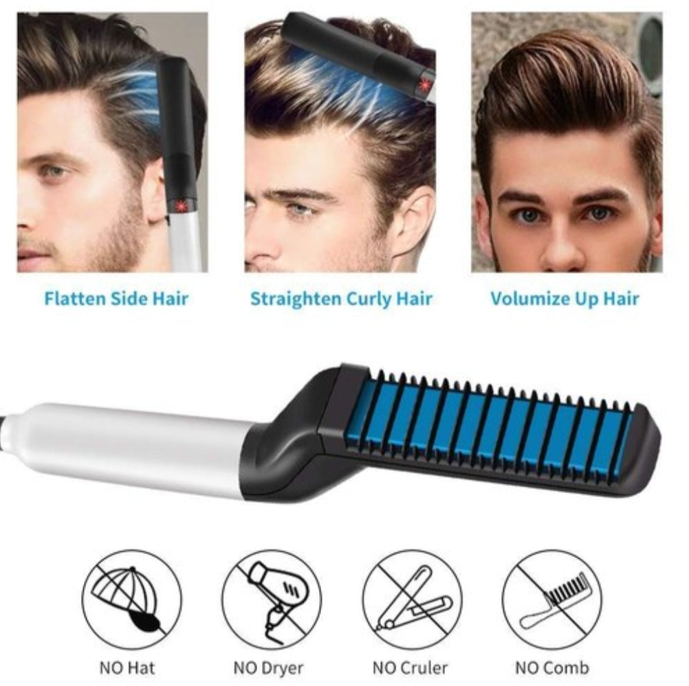 10W Electric Beard & Hair Straightener