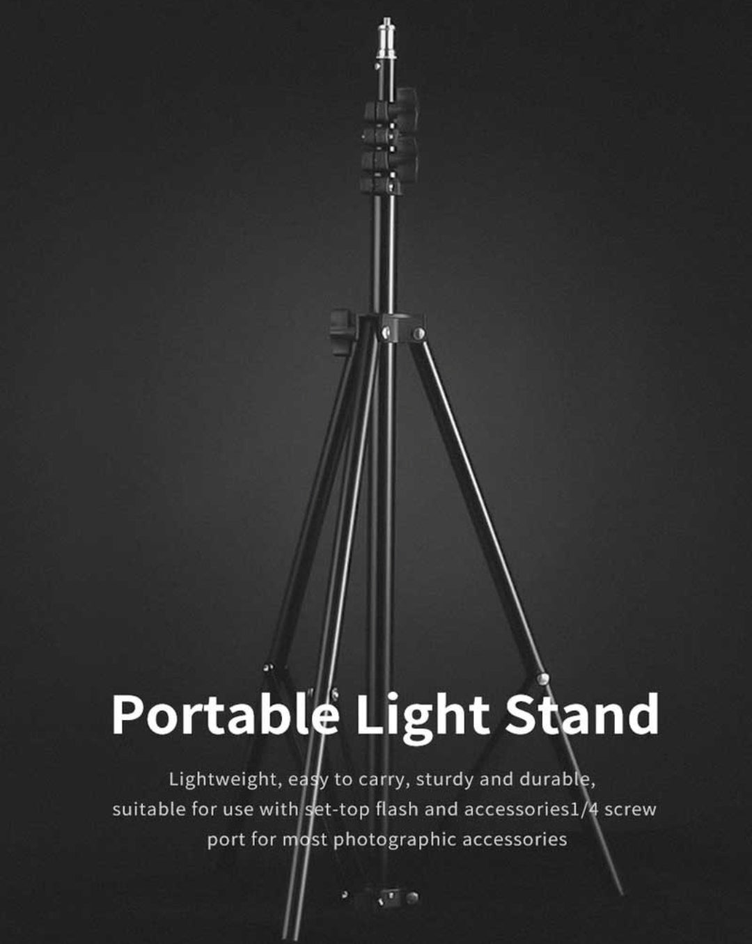 2.1m Adjustable Tripod