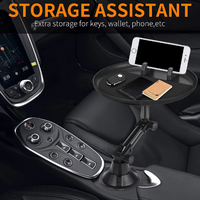 Tray Food for Car – Adjustable Car Tray Table And Phone Holder