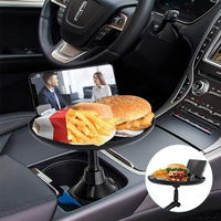 Tray Food for Car – Adjustable Car Tray Table And Phone Holder