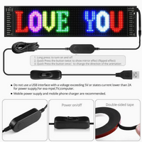 LED Matrix Panel Car Sign