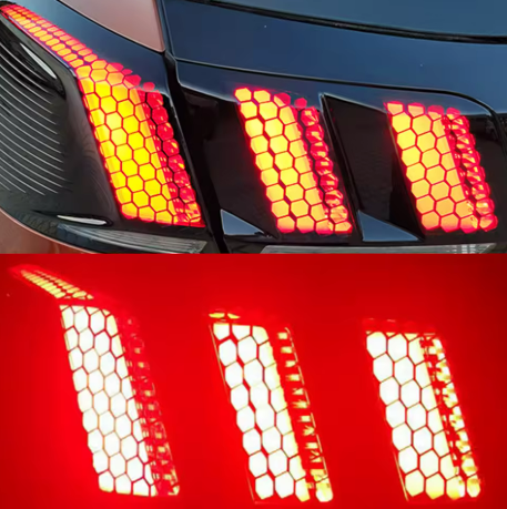 Honeycomb Tail Light Stickers