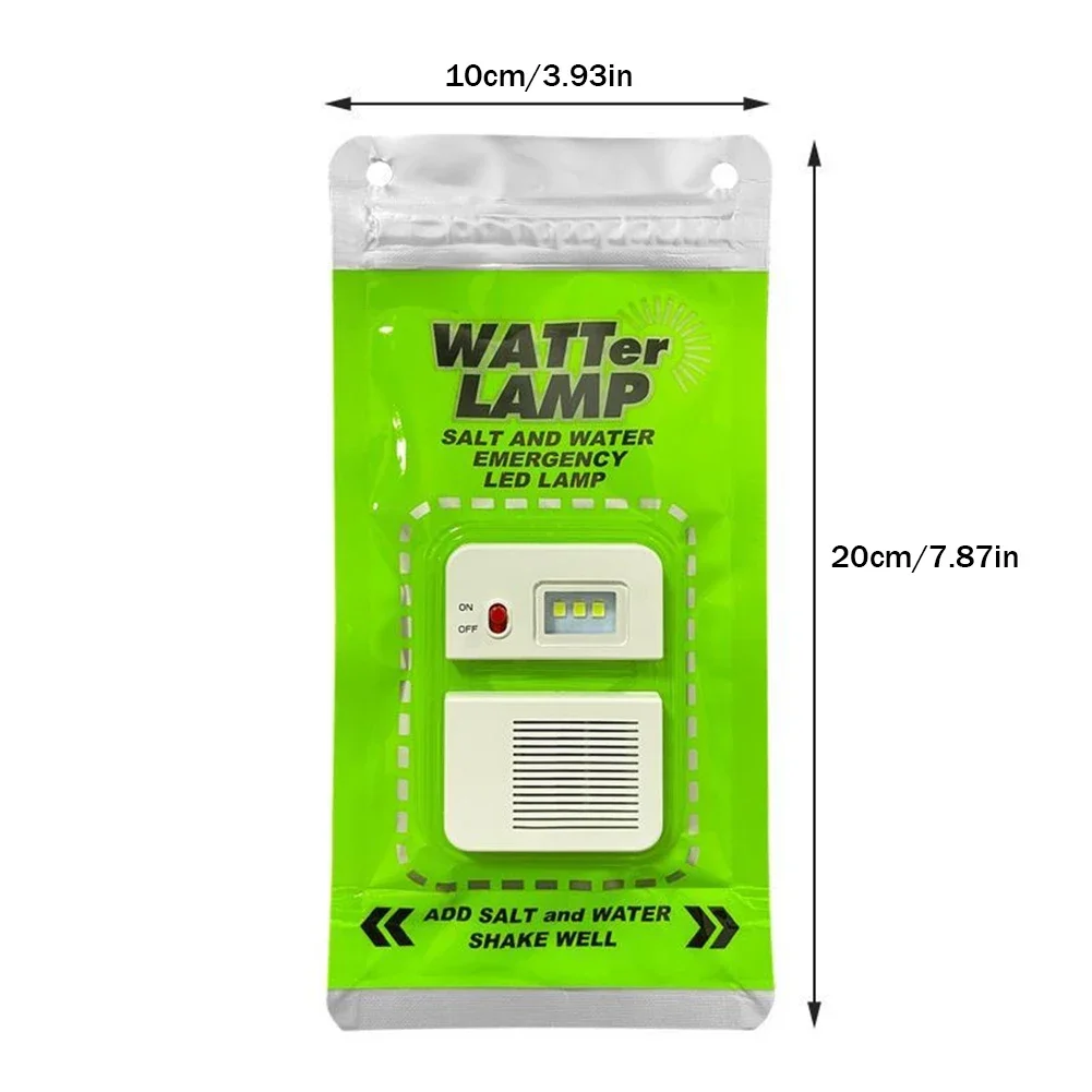 Portable Salt Water LED Lamp