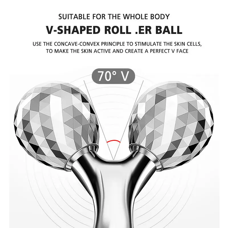 3D Y-Shaped Facial Massage Roller