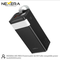 40000MAH 3 Outputs Power Bank With LED Lighting NX-PB01