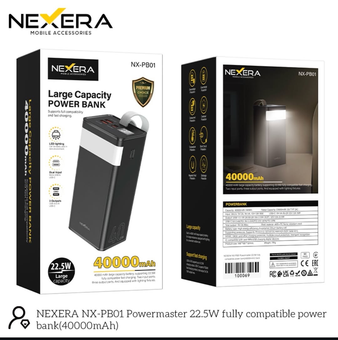 3 Outputs Power Bank NX-PB01