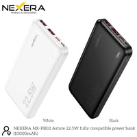 10000mah 22.5W Thin Power Bank With LED Lighting NX-PB02