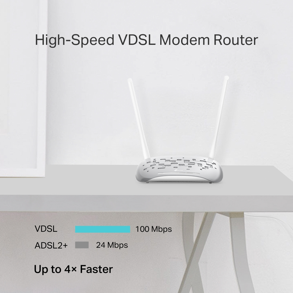 TPLINK VDSL/ADSL Router 300Mbs W9950