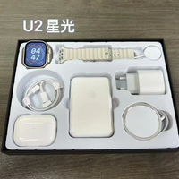Pods PRO2 Smartwatch Earphone Magsafe Charger Gift Pack 20W Kit   Gift Pack (Watch + Audio + Charging Set)