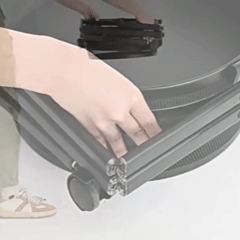 3-Layer Foldable Rolling Cart