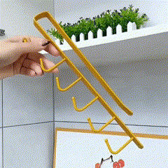 6-Hook Stainless Steel Organizer