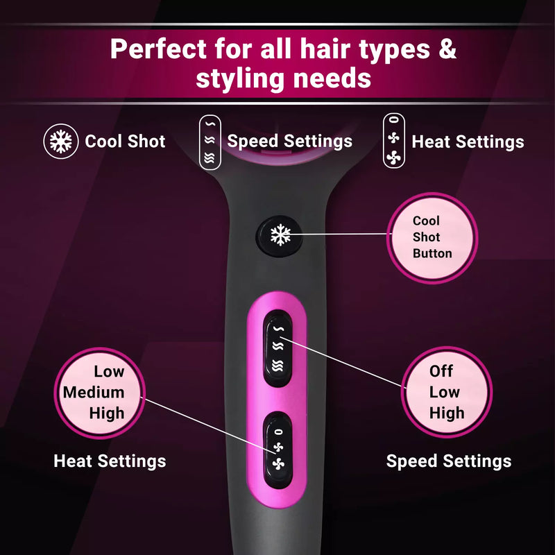 Vgr Hair Dryer V402 - With Diffuser
