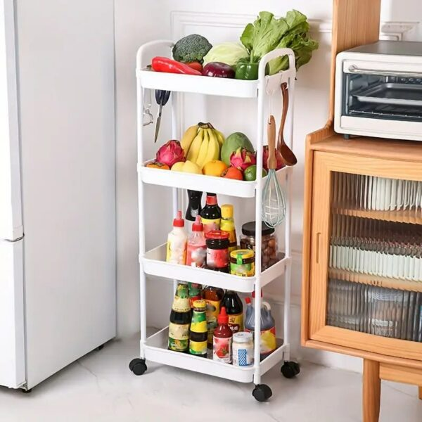 4-Layer Kitchen Storage Cart