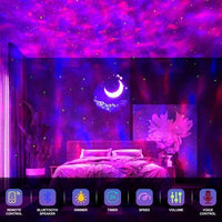 Aurora Galaxy Star Projector room view