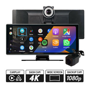 CarPlay Stereo with 4K Dashcam